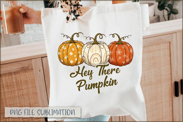Hey There Pumpkin Tote Bag Sublimation Shetara Begum 