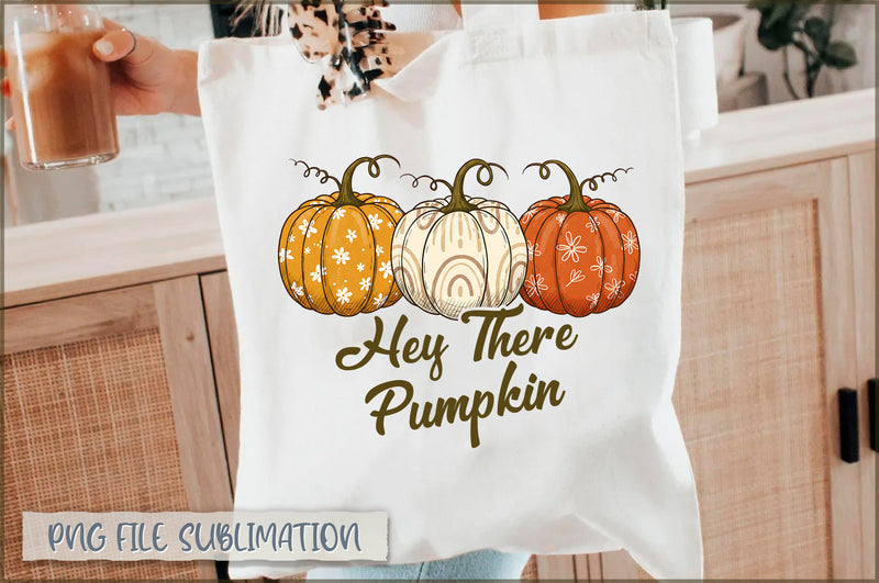 Hey There Pumpkin Tote Bag Sublimation Shetara Begum 