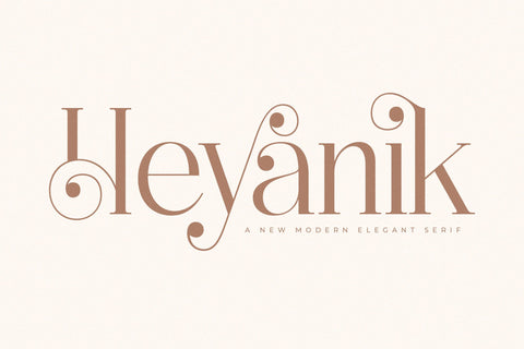 Heyanik – New Modern Elegant Serif Font Storytype Studio 
