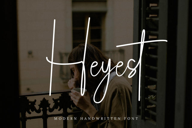 Heyest Font LetterdayStudio 
