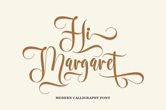 Hi Margaret Font WsStudio 