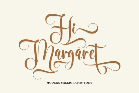 Hi Margaret Font WsStudio 