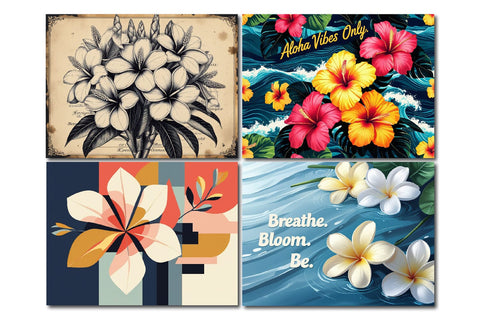 Hibiscus cutting board, tropical flower kitchen decor Sublimation Paper Switch 