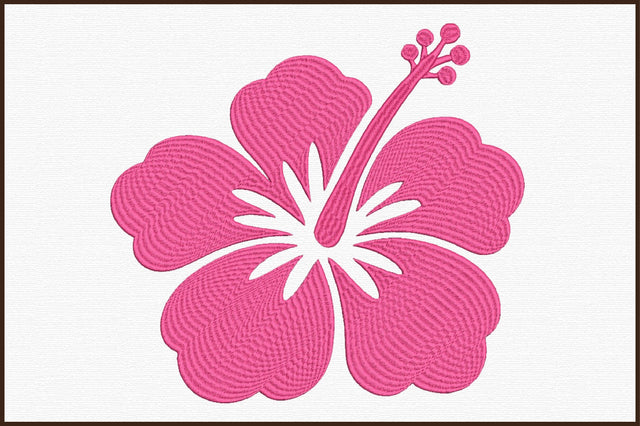 Hibiscus Flower Embroidery Design Embroidery/Applique DESIGNS designartist 