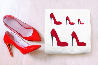 High Heel Pump Mini Embroidery Embroidery/Applique DESIGNS Designed by Geeks 