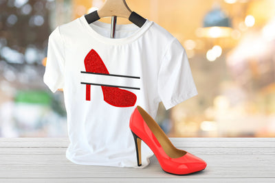 High Heel Pump Split Applique Embroidery Embroidery/Applique DESIGNS Designed by Geeks 
