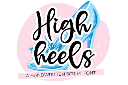 High Heels Font Studio Natural Ink 