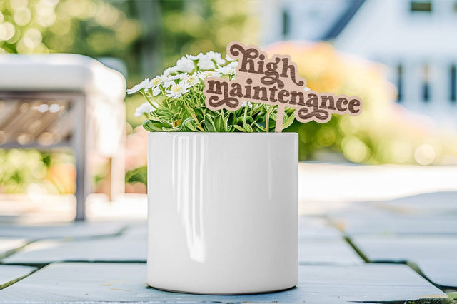 High Maintenance SVG - Laser Ready Cut File Sublimation Pickled Thistle Creative 