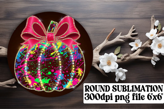 High-quality circle PNGs for creative keychain designs! , Neon Fall Sublimation afrosvg 