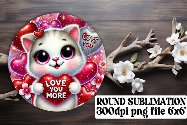 High-quality circle PNGs, ideal for custom keychain projects! , Valentines Sublimation afrosvg 