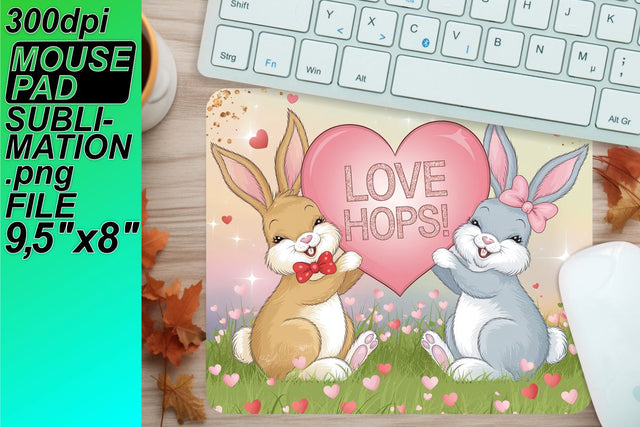 High-quality mouse mat designs, perfect for sublimation! , Valentines Sublimation HoodArtCraft 