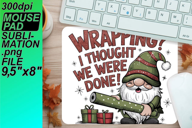 High-quality mouse mat templates, perfect for your art! , Gnomes Sublimation HoodArtCraft 