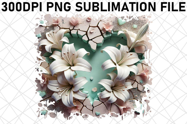 High-quality PNG files for pool floats, fun in the sun! , 3D Heart Sublimation afrosvg 