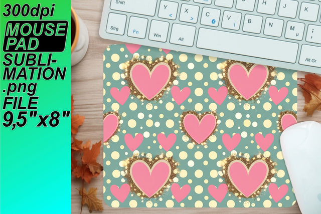 High-quality PNG for mouse pads, ideal for crafting! , Heart Sublimation HoodArtCraft 