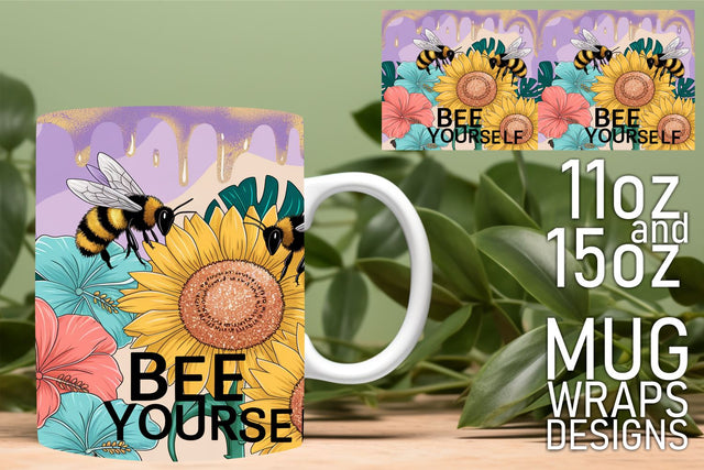 high-quality PNG wraps for sublimation! , Enhance your mugs, Bee Sublimation HoodArtCraft 