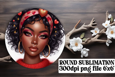 High-quality PNGs for keychains, perfect for sublimation! , Love Girl Sublimation afrosvg 