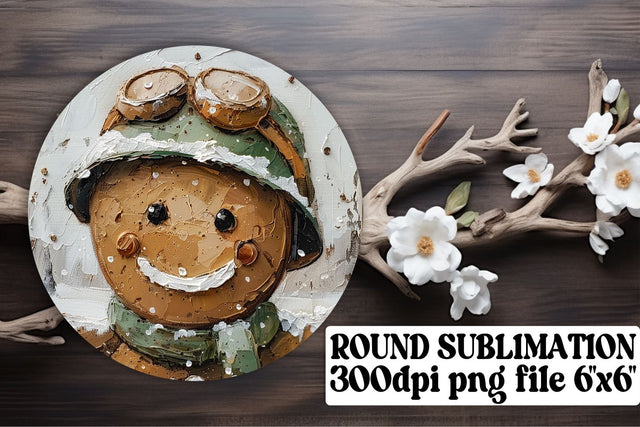 High-quality round designs, perfect for keychain projects! , Christmas Sublimation afrosvg 