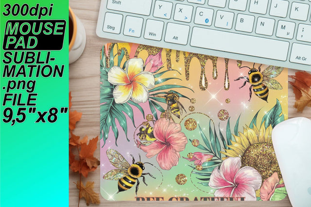 High-quality sublimation designs for mouse desk mats! , Bee Sublimation HoodArtCraft 