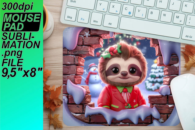 High-quality sublimation designs for mouse desk mats! , Xmas Sublimation HoodArtCraft 