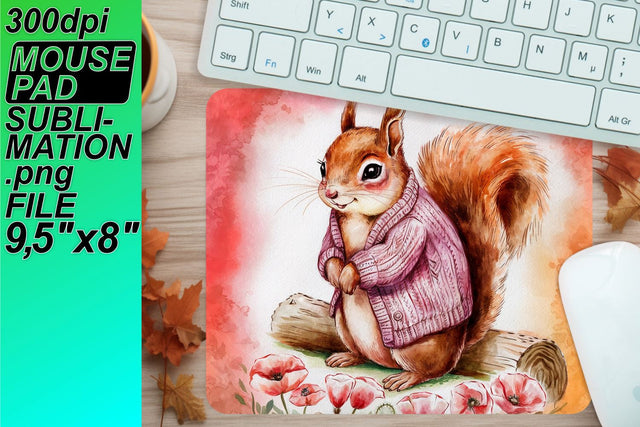 High-quality sublimation mouse pad, elevate your workspace! , Animals Sublimation HoodArtCraft 