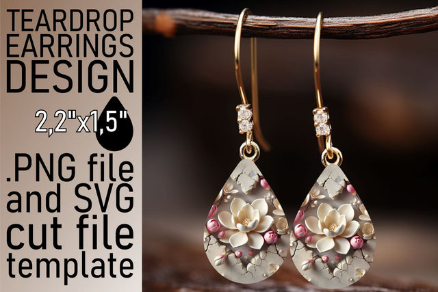 high-quality sublimation PNG! , Create custom earrings, 3D Heart Sublimation afrosvg 