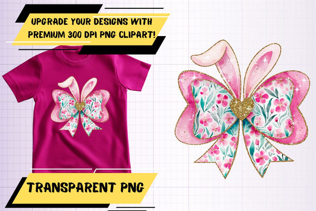 High-quality sublimation PNG, for your projects , Easter Bow Sublimation HoodArtCraft 