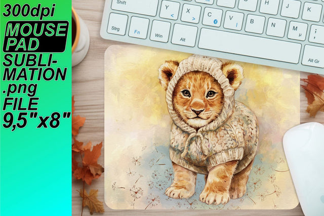 High-quality templates for mouse pads, perfect for crafting! , Animals Sublimation HoodArtCraft 