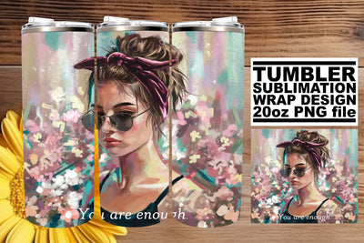 High-quality tumbler wrap, designed for stunning visuals! , Woman Sublimation afrosvg 