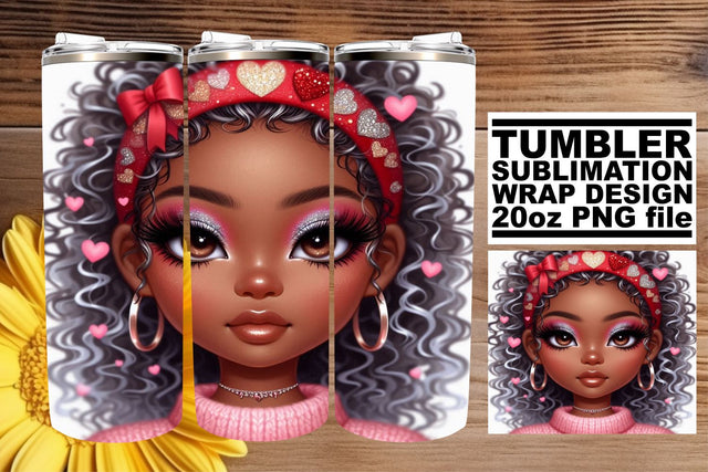 High-quality wrap, designed for unique sublimation projects! , Love Girl Sublimation afrosvg 