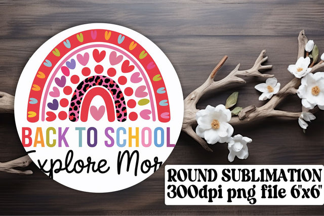 High-resolution circle PNGs, great for keychain sublimation! , Back To School Sublimation afrosvg 