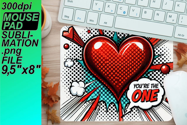 High-resolution designs for mouse mats, perfect for projects! , 3D Heart Sublimation HoodArtCraft 