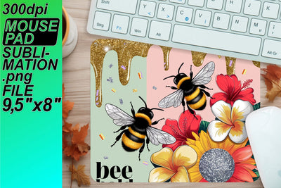 High-resolution designs for mouse mats, perfect for projects! , Bee Sublimation HoodArtCraft 