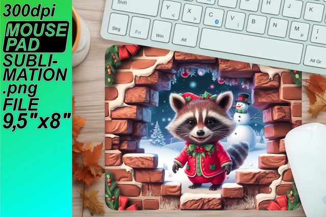 High-resolution designs for mouse mats, perfect for projects! , Xmas Sublimation HoodArtCraft 