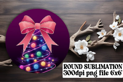 High-resolution keychain designs, perfect for sublimation! , Neon Xmas Sublimation afrosvg 