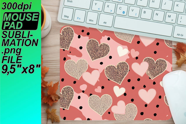 High-resolution mouse desk designs, craft your dreams! , Heart Sublimation HoodArtCraft 