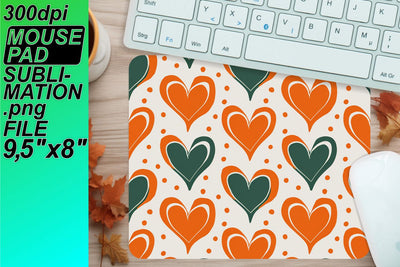 High-resolution mouse desk PNG, craft your vision! , Heart Sublimation HoodArtCraft 