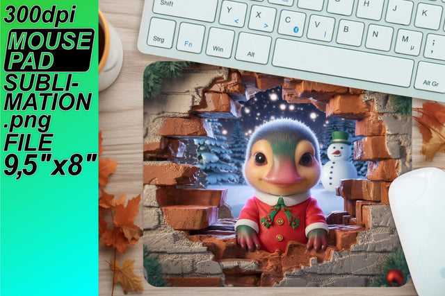 High-resolution mouse pads, transform your workspace! , Xmas Sublimation HoodArtCraft 