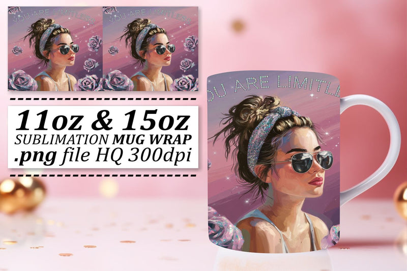 High-resolution mug wraps, stunning results guaranteed! , Woman Sublimation afrosvg 