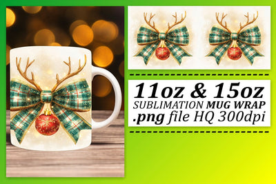 High-resolution mug wraps, stunning results guaranteed! , Xmas Sublimation afrosvg 