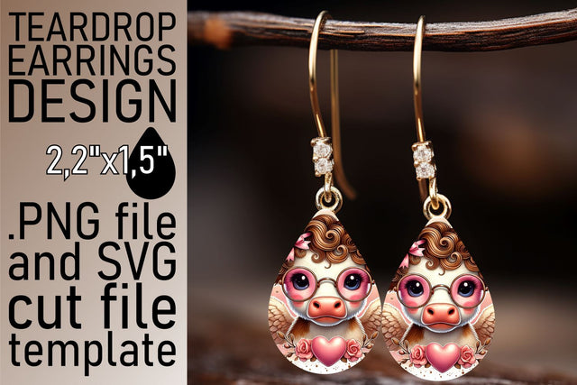 High-resolution PNG file, great for earrings! , Valentines Sublimation afrosvg 