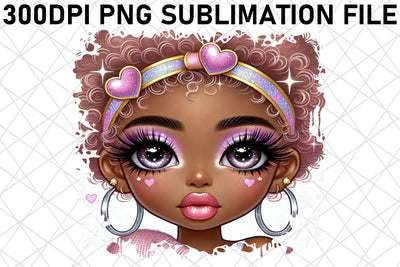 high-resolution PNG for printing! , Unique designs, Love Girl Sublimation afrosvg 