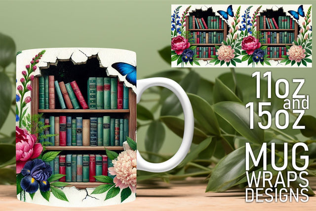 High-resolution PNGs, elevate your mug design game! , Books Sublimation HoodArtCraft 