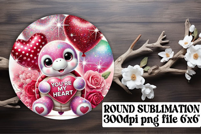 High-resolution round designs, perfect for keychain use! , Valentines Sublimation afrosvg 