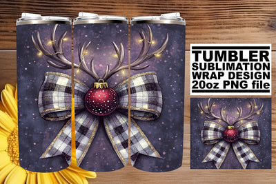 High-resolution wrap, designed for clarity and detail! , Christmas Bow Sublimation afrosvg 