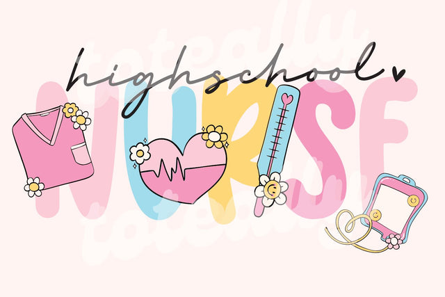 High School Nurse SVG Toteally Creations 