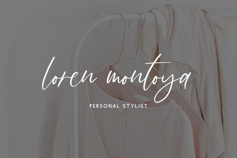 High Street Script Font Beck McCormick 