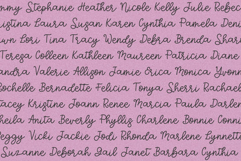 Highgrove Script Font Beck McCormick 