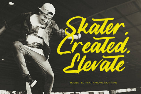 Highlag Theflora - Modern Brush Font Type Font Letterena Studios 