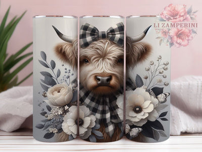 Highland Cow Country Girl Tumbler, Funny Country Girl Wrap, Cow Tumbler Design, 20oz Sublimation PNG, Farm Animal Tumbler, Country Girl Cup, Rustic Cow Tumbler Sublimation Li Zamperini 