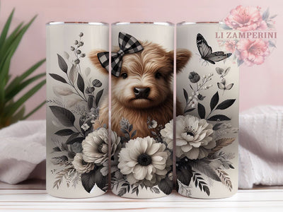 Highland Cow Country Girl Tumbler, Funny Country Girl Wrap, Cow Tumbler Design, 20oz Sublimation PNG, Farm Animal Tumbler, Country Girl Cup, Rustic Cow Tumbler Sublimation Li Zamperini 